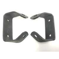 HK HT HG HOLDEN REAR OUTER USED BUMPER BAR BRACKETS LH - RH  SEDAN WAGON BROUGHAM 