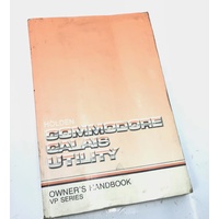VP COMMODORE CALAIS UTILITY OWNERS MANUAL GENUINE SECONDHAND