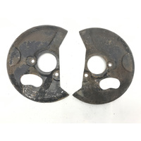 HOLDEN TORANA LH LX UC USED FRONT DISC ROTOR DUST PLATES