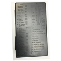 VK COMMODORE ENGINE BAY USED FUSE BOX COVER PANEL GENUINE SH 92019519