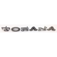 HOLDEN TORANA LH ORIGINAL FRONT PANEL LETTER BADGES