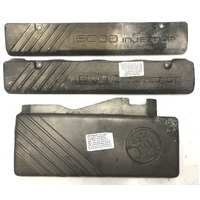 HOLDEN 304 V8 EFI USED FUEL RAIL AND THROTTLE BODY COVERS VR VS BURNT PAINT