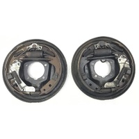 HOLDEN TORANA LH LX EARLY UC USED REAR DRUM BRAKE BACKING PLATES 