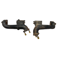 HOLDEN HK HT HG 186S USED EXHAUST MANIFOLDS WITH NEW STUDS AND BRASS NUTS 