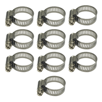 STAINLESS EXELCLAMP HEATER HOSE CLAMPS 13MM-27MM X 10