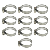 STAINLESS EXELCLAMP HEATER RADIATOR HOSE CLAMPS 20MM-44MM X10