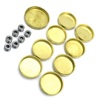CHEVROLET BIG BLOCK 454 BRASS WELSH PLUG AND BLOCK PLUG KIT