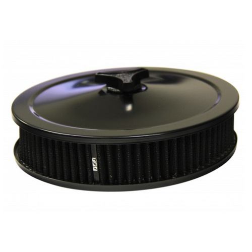 BLACK AIR CLEANER FILTER ASSEMBLY 9X2 STANDARD  5 1/8TH HOLLEY BASE