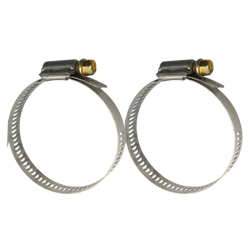 HOLDEN DAYCO FUEL FILLER HOSE CLAMPS 40MM - 64MM STAINLESS BAND X 2