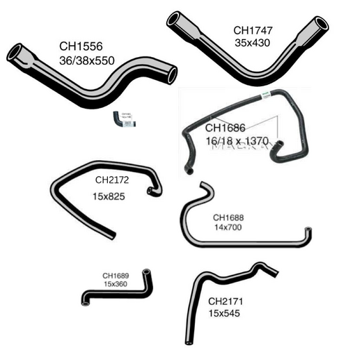 COMMODORE V8 5.0 LITRE VR VS RADIATOR AND COOLANT HEATER HOSE PACK CALAIS BERLINA HDT SS