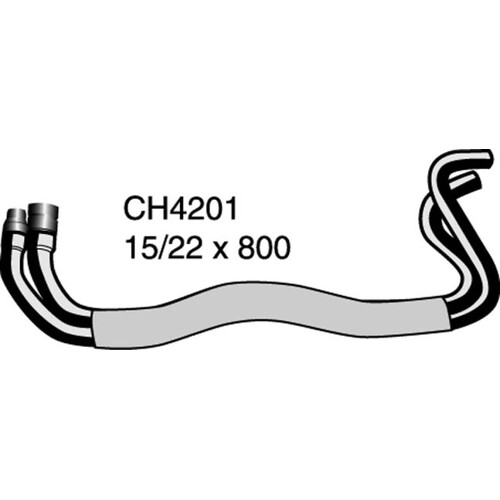 COMMODORE VE  6.0 LITRE V8 REAR HEATER HOSE INLET AND OUTLET 2006-2013