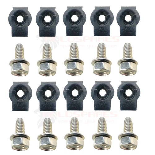 HOLDEN PANEL RETAINER U CLIPS AND BOLTS 5/16 X 10 HD HR HK HT HG HQ HJ HX HZ