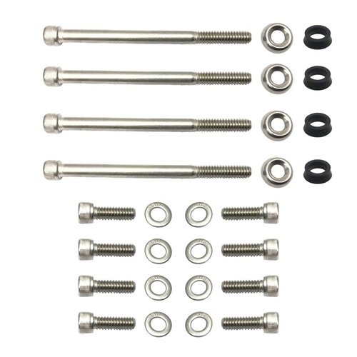 HOLDEN EFI 304 V8  ROCKER COVER STAINLESS STEEL SOCKET HEAD BOLT SET AND SEALS VN VG VP VQ VR VS VTS1