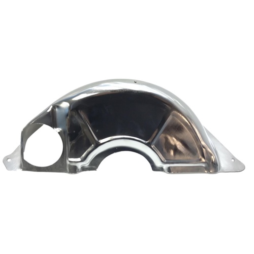 HOLDEN 308 V8 TO TURBO 350 NEW CHROME STEEL FLYWHEEL DUST COVER