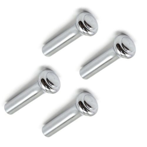  NEW UNIVERSAL CHROME DOOR LOCK KNOB SET HOLDEN FORD SET OF FOUR