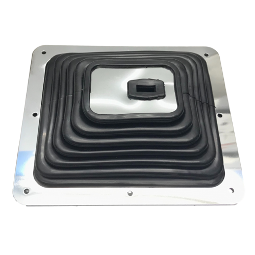 UNIVERSAL MANUAL LARGE GEAR SHIFT FLOOR BOOT AND RETAINING PLATE KIT
