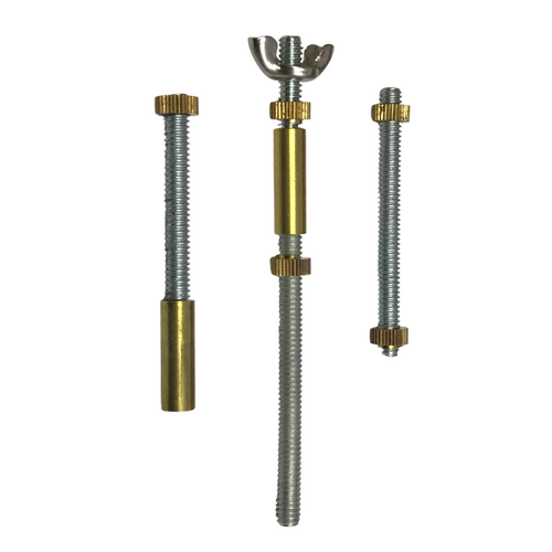 AIR CLEANER ADJUSTABLE STUD KIT 1/4 UNC 2-3/4" TO 9"