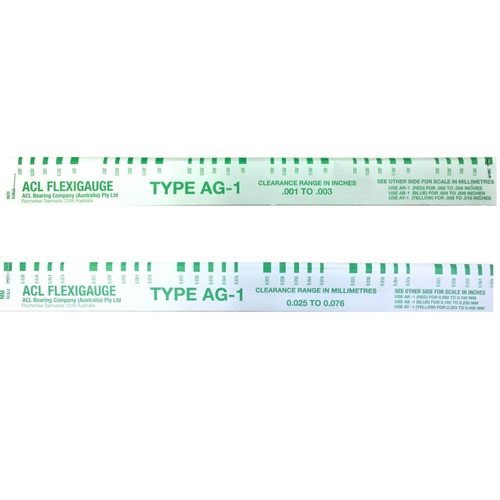 ACL BEARING PLASTIGAUGE FLEXIGAUGE .001 -.003 .025 -.076MM CLEARANCE CHECKER AG-1 GREEN X 2