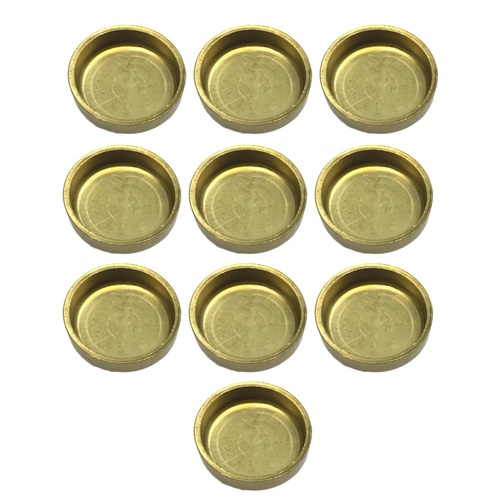 BRASS CUP ENGINE BLOCK - HEAD WELSH PLUGS 1-1/8 X 10
