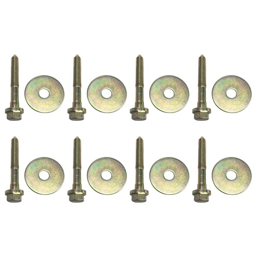 HOLDEN HQ HJ HX HZ WB BODY TO CHASSIS MOUNT BOLTS AND WASHERS X 8 SEDANS COUPES UTES
