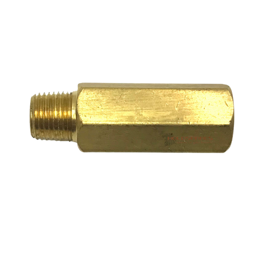 CHEVROLET V8 OIL PRESSURE SENDER UNIT BRASS EXTENSION FITTING
