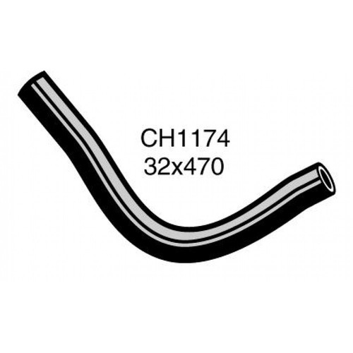HOLDEN COMMODORE VH 6 CYLINDER BOTTOM RADIATOR HOSE WITH AIRCON