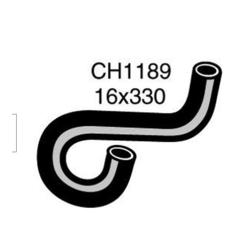 HOLDEN GEMINI 1.6 LITRE HEATER HOSE VALVE TO HEATER HOSE TX TC TD TE
