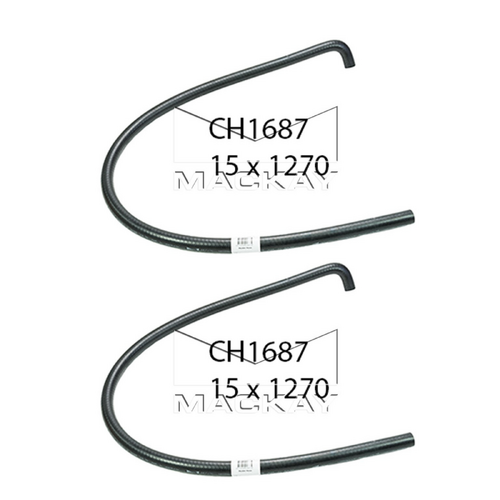 HOLDEN COMMODORE V8 MACKAY HEATER HOSES VC VH VK VL 4.2 5.0 LITRE