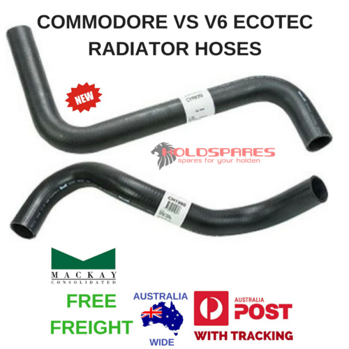 COMMODORE VS V6 ECOTEC RADIATOR HOSES 
