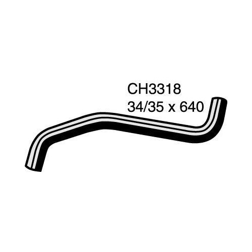COMMODORE V6 VY 3.8 ECOTEC TOP RADIATOR HOSE INC SUPERCHARGED