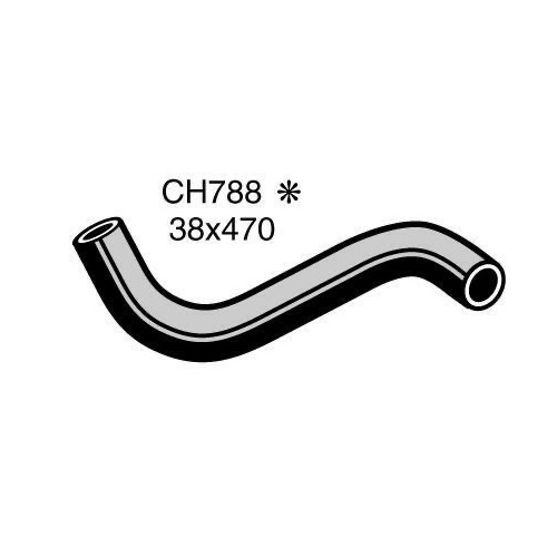 HOLDEN HK HT HG 6 CYLINDER BOTTOM RADIATOR HOSE 161 186 KINGSWOOD PREMIER BELMONT