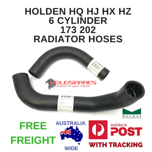 HOLDEN 6 CYLINDER RADIATOR HOSES HQ HJ HX HZ 173 202