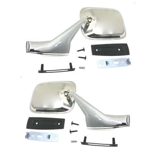 HQ HJ HX HZ HOLDEN DOOR MIRRORS NEW PAIR COMPLETE ASSEMBLYS