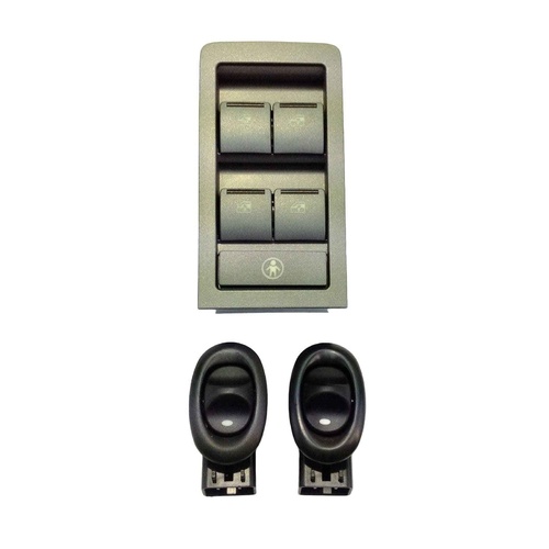 VY VY HOLDEN COMMODORE ELECTRIC WINDOW SWITCH SET SILVER GREY