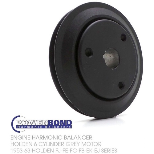 HOLDEN 132 138 GREY MOTOR HARMONIC BALANCER NARROW BELT FJ FE FC FB EK EJ