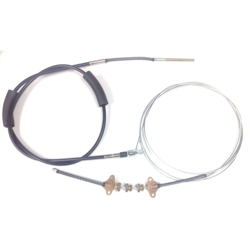FJ HOLDEN NEW HANDBRAKE CABLE SET FRONT AND REAR