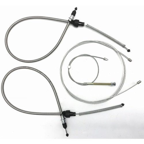 HOLDEN HQ HJ HX SEDAN COUPE HANDBRAKE CABLE SET MONARO KINGSWOOD PREMIER