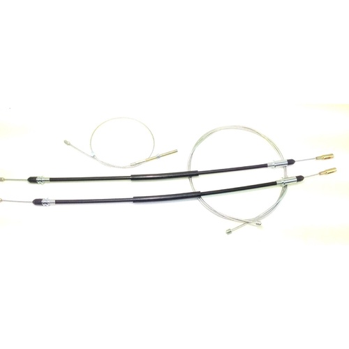 HOLDEN HQ HJ HX ONE TONNER TO COMMODORE DISC BRAKE REAR HAND BRAKE CABLE SET