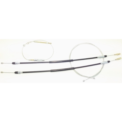 HOLDEN HX HZ SEDAN COUPE TO COMMODORE DISC BRAKE REAR HAND BRAKE CABLE SET