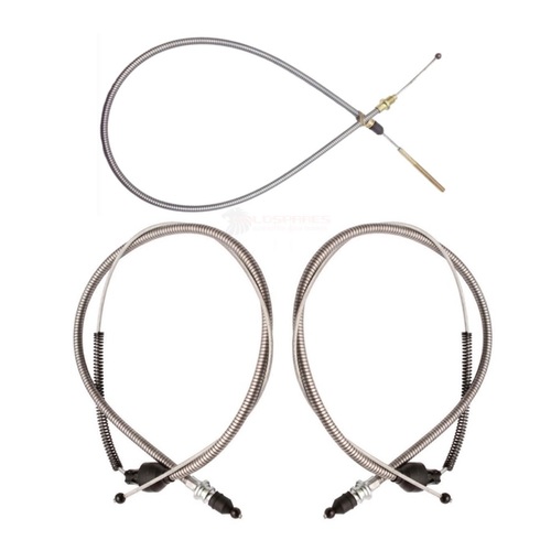 HOLDEN TORANA LH LX NEW HANDBRAKE CABLE SET SEDAN AND HATCHBACK DRUM REAR