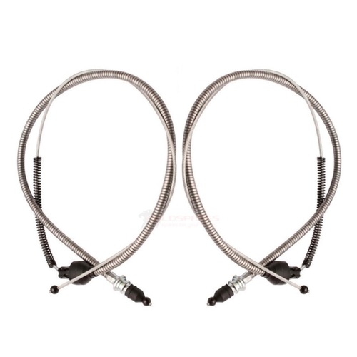 HOLDEN TORANA LH LX NEW REAR HANDBRAKE CABLE SET SEDAN AND HATCHBACK DRUM REAR