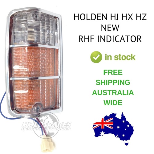 HOLDEN HJ HX HZ NEW RIGHT HAND FRONT INDICATOR KINGSWOOD MONARO STATESMAN
