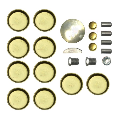 HOLDEN V8 253 308 304 EFI ENGINE WELSH CAM WATER OIL GALLERY DRAIN PLUG KIT HARDWARE SET