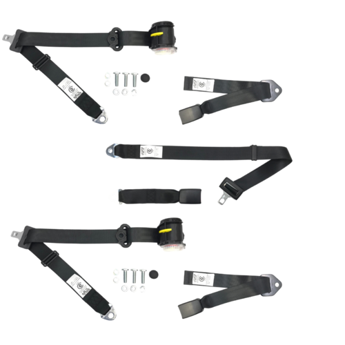 WB HOLDEN UTE VAN TONNER NEW BENCH SEAT BELT SET WITH RETRACTABLES AND LAP SASH