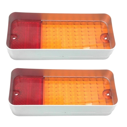 HQ HOLDEN REAR INDICATOR TAILAMP LENSES PAIR GTS MONARO COUPE KINGSWOOD PREMIER
