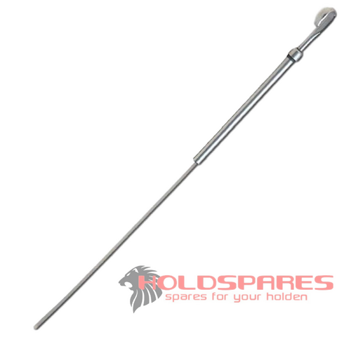HOLDEN 6 CYL CHROME DIP STICK & TUBE RED MOTOR 149 161 179 186 173 202
