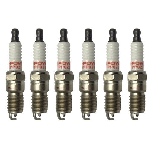 HOLDEN COMMODORE VC VH VK 3.3 BLUE BLACK TRI POWER PLATINUM SPARK PLUG SET