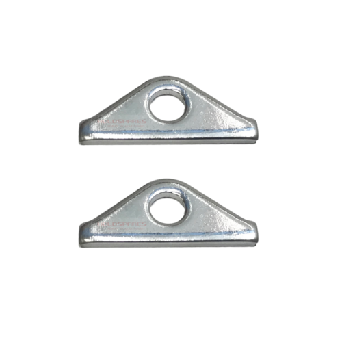 HOLDEN CHEVROLET CHROME TAPPET ROCKER COVER HOLD DOWN TABS X 2