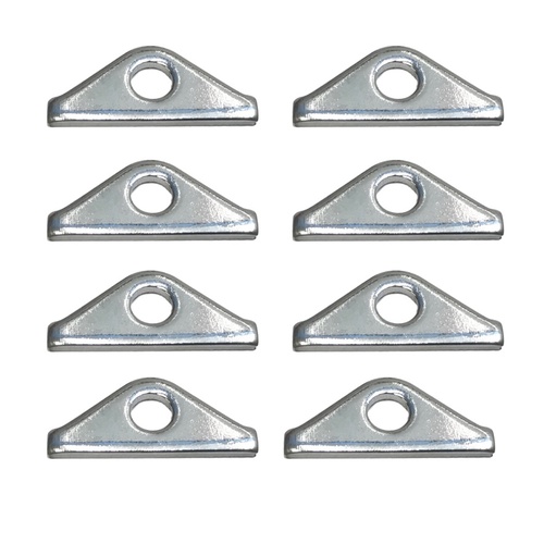 HOLDEN CHEVROLET CHROME TAPPET ROCKER COVER HOLD DOWN TAB SET