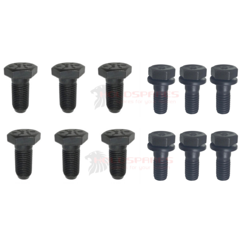 CHEVROLET V8 SMALL BLOCK NEW REPLACEMENT MANUAL FLYWHEEL AND CLUTCH PRESSURE PLATE  BOLT SET 